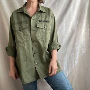 Vintage Military US Army Field Shirt